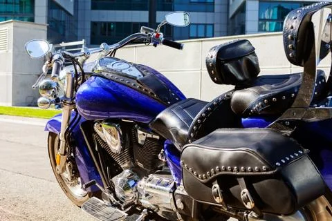 Blue chopper Stock Photos