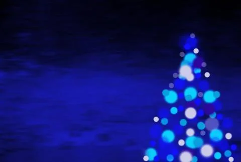 Blue christmas background Stock Illustration