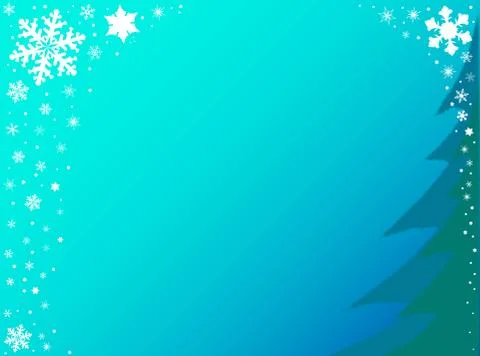 Blue Christmas Background Stock Illustration