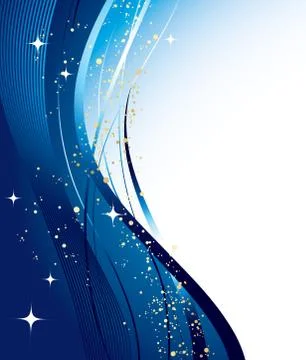 Blue christmas background Stock Illustration