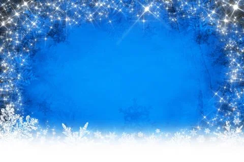 Blue christmas background Stock Illustration