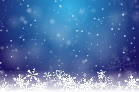 Blue christmas background Stock Illustration