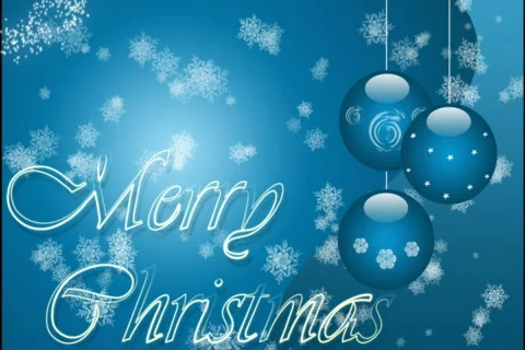 Blue Christmas Stock Footage 614786