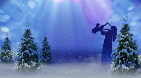 Blue Christmas Stock Footage 32693660