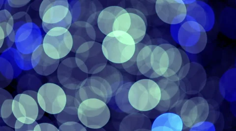 Blue Christmas lights. Stock Footage 66339337