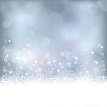 Blue christmas, winter background Stock Illustration