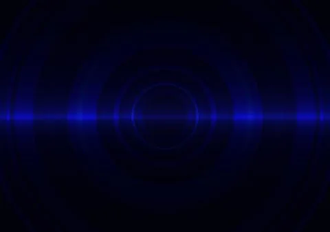 Blue circle abstract background Stock Illustration
