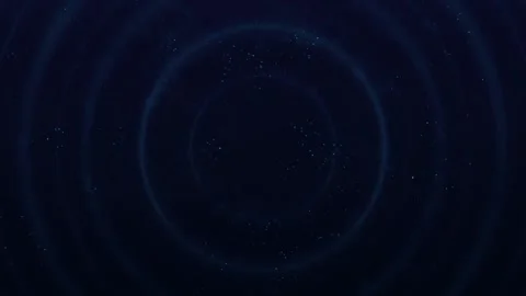 Blue Circle And Glowing Lights Animation Loop  스톡 동영상 229480218