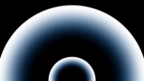 Blue Circle Arch Burst Abstract Motion Background Loop 2 Stock Footage 85555096