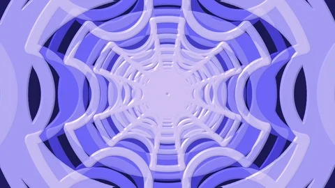 Blue Circle Cutout Tunnel Stock Footage 100190993