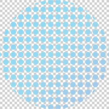 Blue circle dots Foto stock