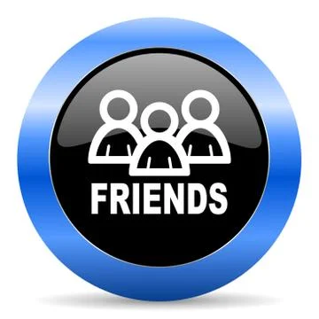 Blue circle glossy web icon Stock Illustration