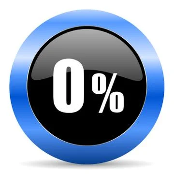Blue circle glossy web icon Stock Illustration