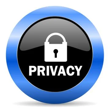 Blue circle glossy web icon 스톡 일러스트