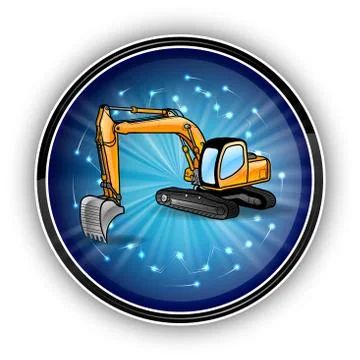 Blue circle Illustrazione stock