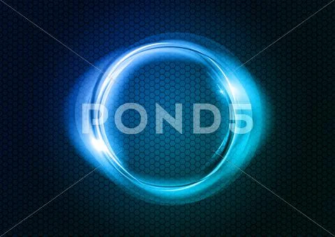 Blue circle Stock Illustration