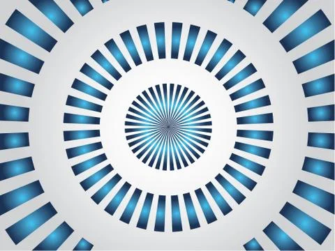 Blue circle Stock Illustration