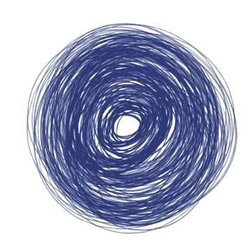 Blue circle Stock Illustration