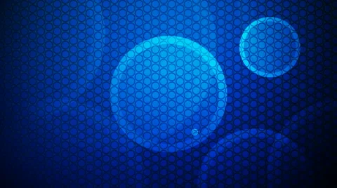 Blue circle overlay Stock Footage 45378002