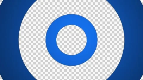 Blue circle pulse Stock Footage 44213489