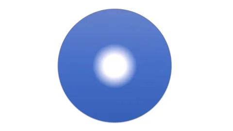 Blue circle with red star Video stock 321612084