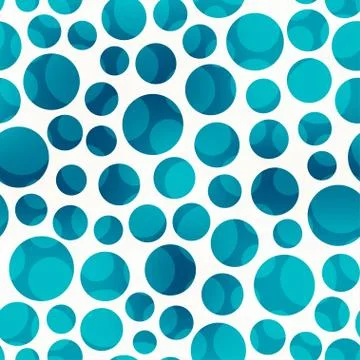 Blue circle seamless texture Stock Illustration