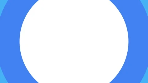 Blue circle shape transition, circular swoosh animation Stock Footage 321608150