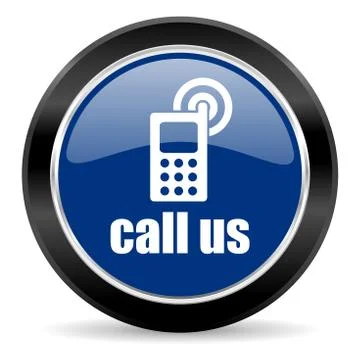 Blue circle web button Stock Illustration