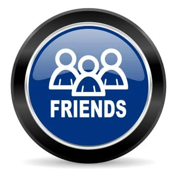 Blue circle web button Stock Illustration