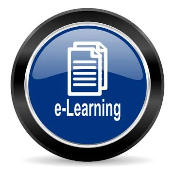 Blue circle web button 스톡 일러스트