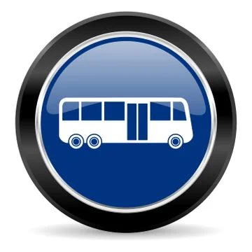 Blue circle web button Stock Illustration