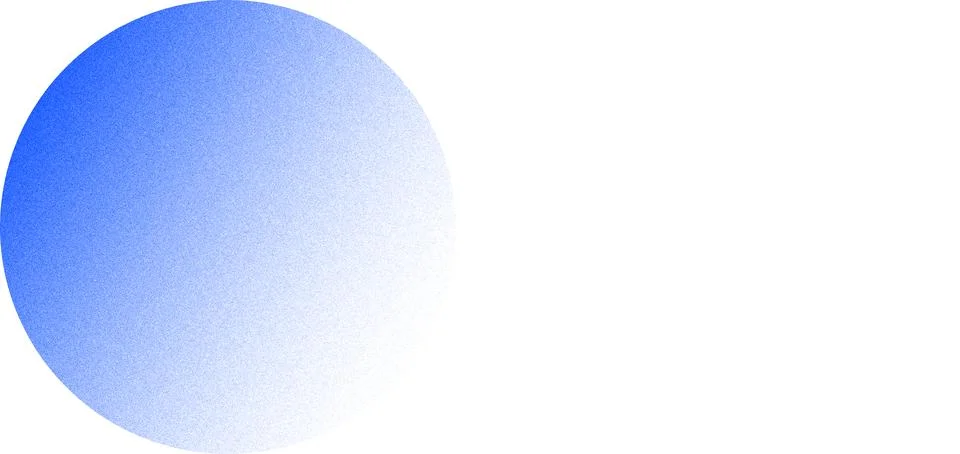 Blue circle on white background Stock Illustration