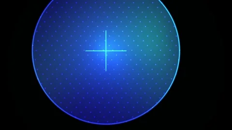 Blue Circle with White Cross Center. Stock Footage 335348408