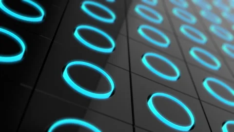 Blue circles abstract background Stock Footage 274996720