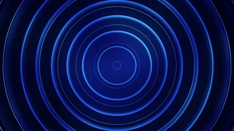 Blue circles abstract motion background ... | Stock Video | Pond5