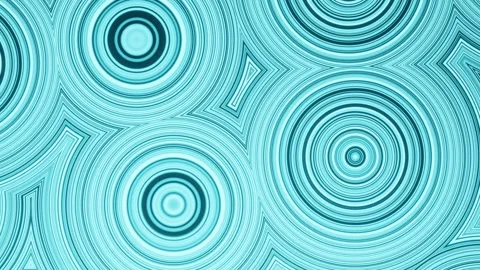 Blue circles, abstract seamless loop VJ HD background. Stock Footage 168826605