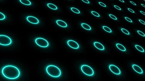Blue circles on dark blue background Stock Illustration