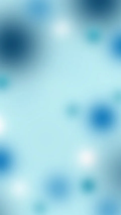 Blue Circles Fading Abstract Background, Looping Vertical Video Stock Footage 305892121
