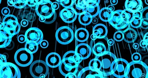 Blue Circles Stock Footage 113900291