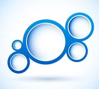 Blue circles Stock Illustration