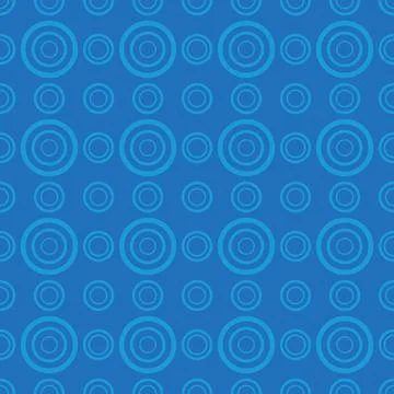 Blue Circles Pattern Design Element (2) Illustrazione stock