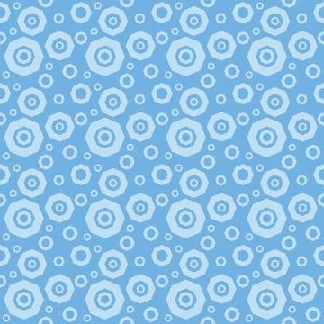 Blue Circles Pattern Design Element Illustrazione stock