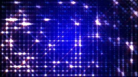Blue Circles Pulsing With Sparkles Stock Footage 862990