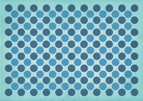 Blue circles retro pattern background Blue circles retro pattern on a roug... 库存照片