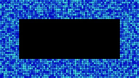 Blue circles sparkling frame abstract background animation Stock Footage 278172781