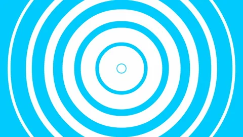 Blue circles white Stock Footage 228098800