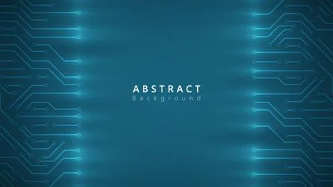 Blue circuit abstract technology background,data transfer system,communicatio Stock Illustration