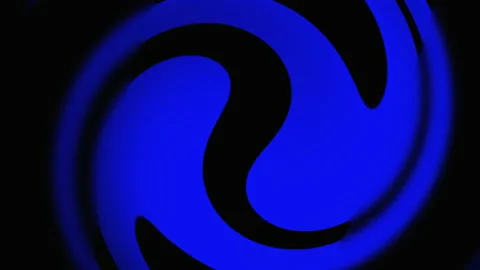 Blue circul animated background Video stock 134708762