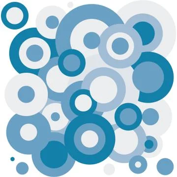 Blue circular background Stock Illustration