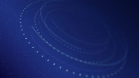 Blue Circular Digital Background Stock Footage 151236279